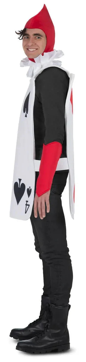 Disfraz de Carta Soldado de Alicia para Adulto Cartas Poker Viving